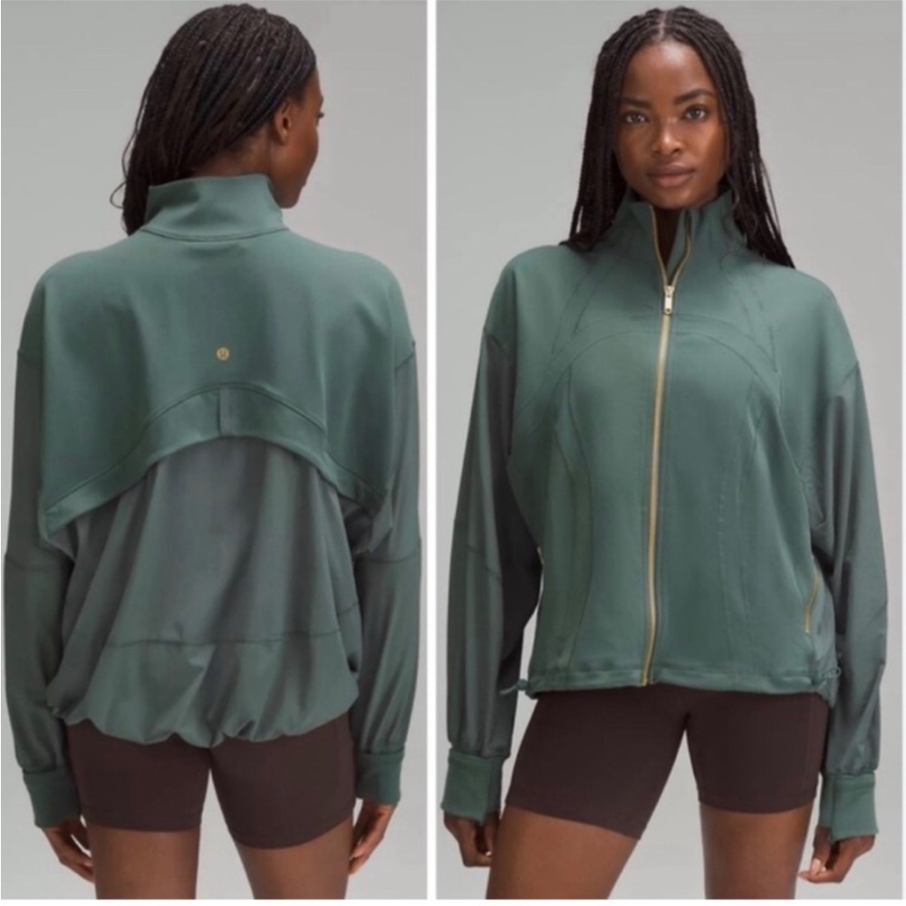 lululemon athletica Green Bomber Jacket